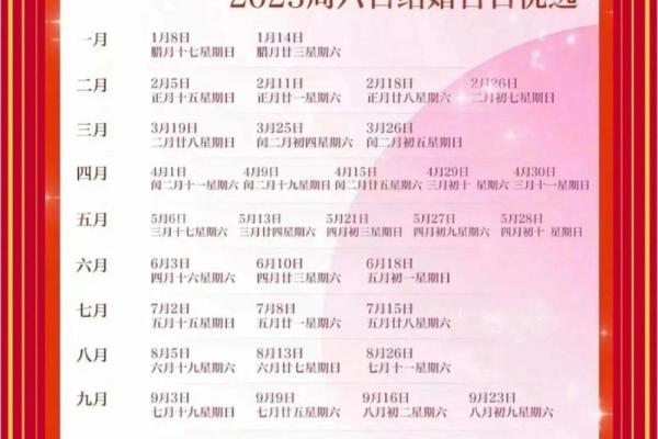 2023年2月份结婚黄道吉日(2023年2月适合结婚的日子)