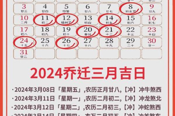 3月份乔迁新居吉日(3月份乔迁新居吉日查询2024年)