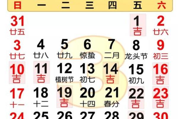 黄道吉日3月份 黄道吉日3月份