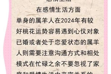2024年属羊人年龄计算及运势解析