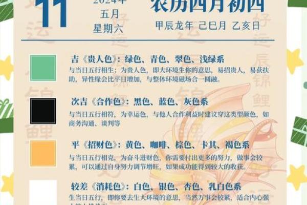 每日五行穿衣颜色2025年4月11日 每日五行穿衣颜色2025年4月11日