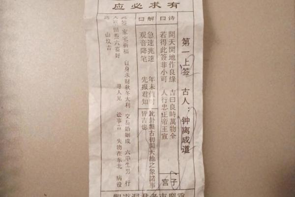 观音灵签求签 观音灵签求签