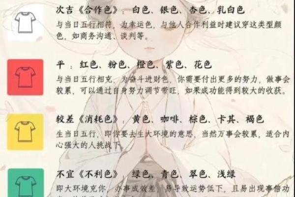 2025年4月25日今日五行穿衣颜色大吉