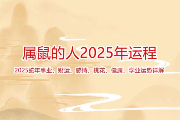 2025年属鼠运势及运程