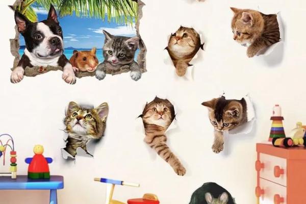 什么动物可以贴在墙上 什么动物可以贴在墙上