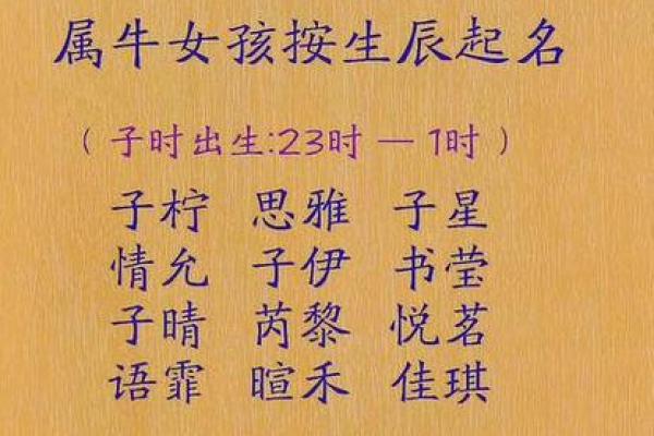 下午4点出生的属牛男孩如何取名好姓名