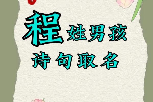 程姓男孩名字大全-程姓男孩起名字大全-程姓名字大全姓名