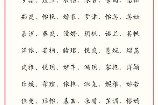 苗姓女孩名字大全-苗姓女孩起名字大全-苗姓名字大全姓名